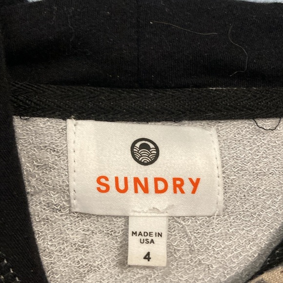 Sundry x Anthropologie Womens Size 4 Cheetah Leopard Print Hooded Sweatshirt - Picture 7 of 12